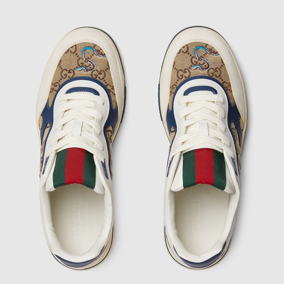 BASKETS GUCCI RE-WEB POUR HOMME