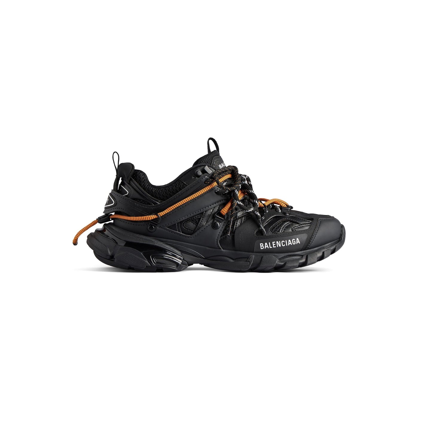 SNEAKER TRACK TRAIL LACES POUR HOMME EN NOIR/ORANGE