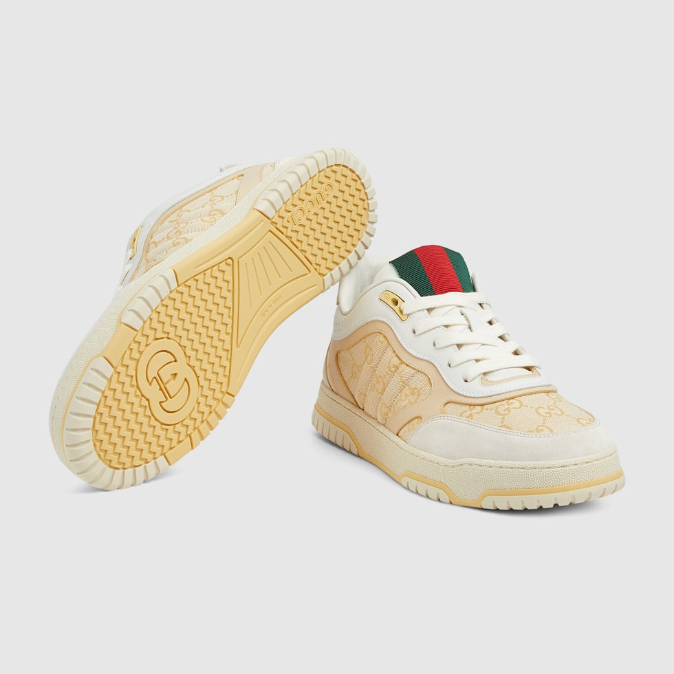 BASKETS GUCCI RE-WEB POUR HOMME