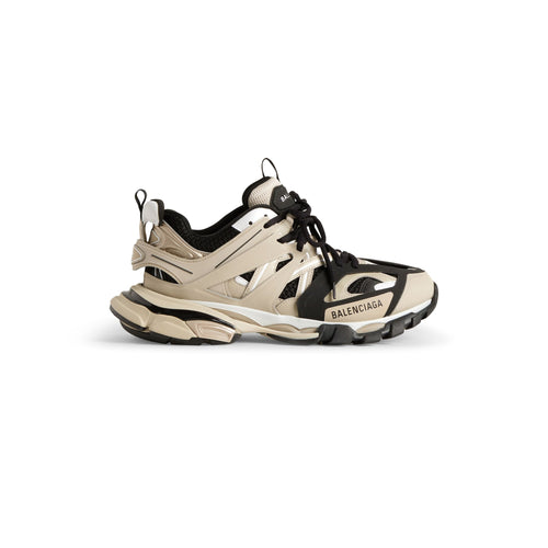 SNEAKER TRACK EN BEIGE/NOIR