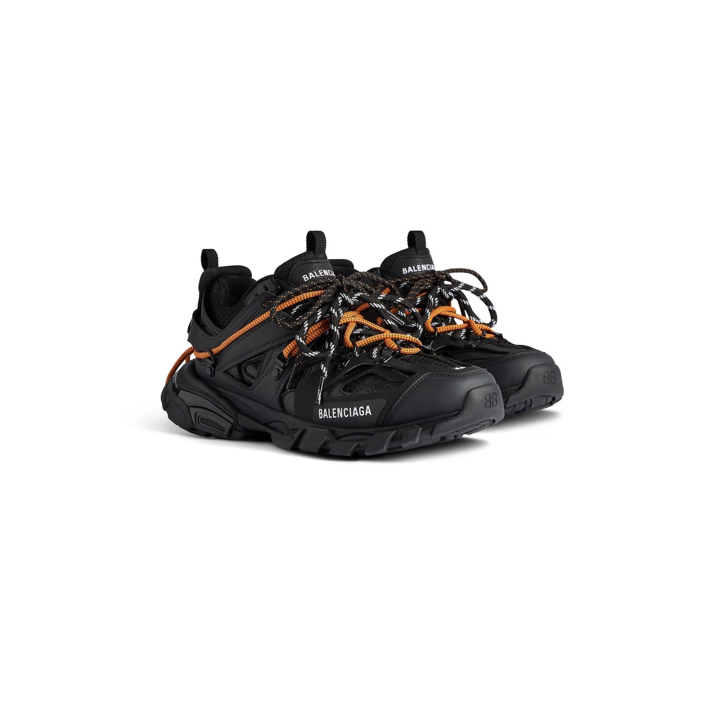 SNEAKER TRACK TRAIL LACES POUR HOMME EN NOIR/ORANGE