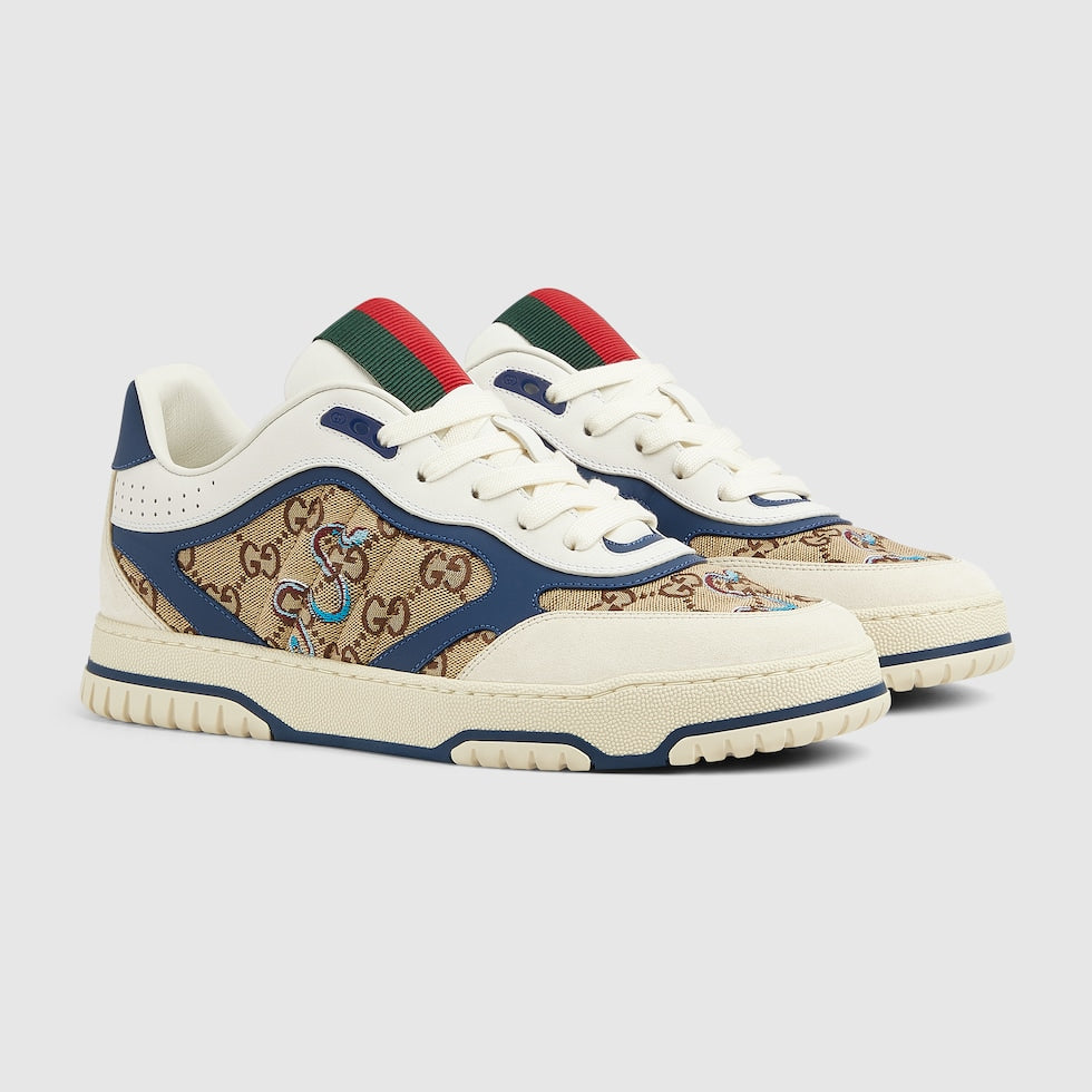 BASKETS GUCCI RE-WEB POUR HOMME