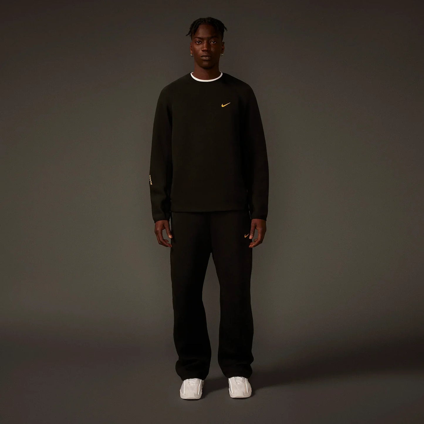 NOCTA TECH FLEECE CREW BLACK