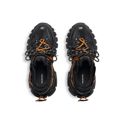 SNEAKER TRACK TRAIL LACES POUR HOMME EN NOIR/ORANGE