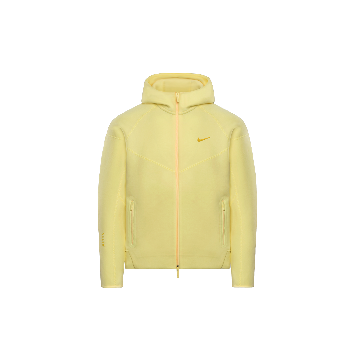 NOCTA TECH FLEECE FULL ZIP HOODIE citron tint