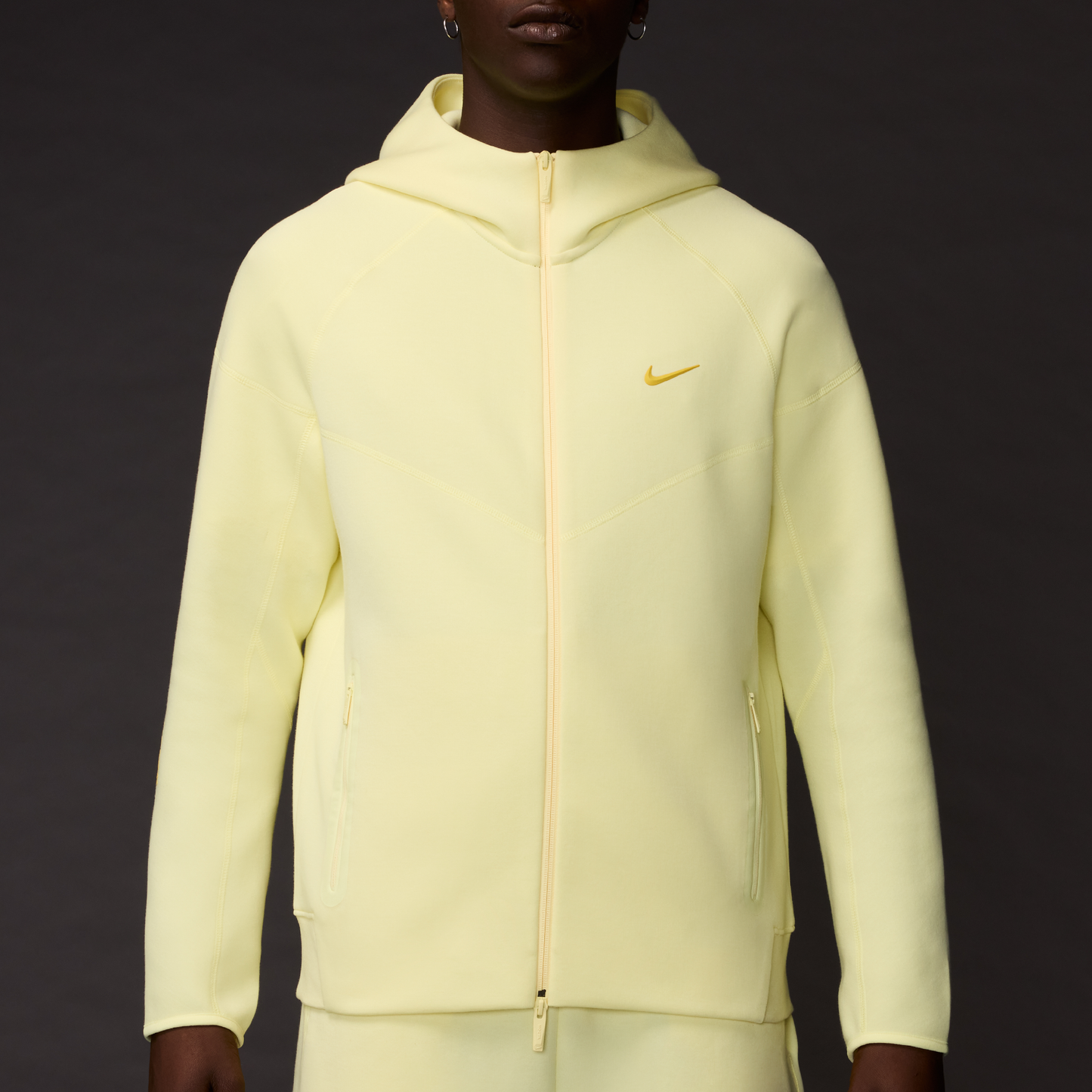 NOCTA TECH FLEECE FULL ZIP HOODIE citron tint