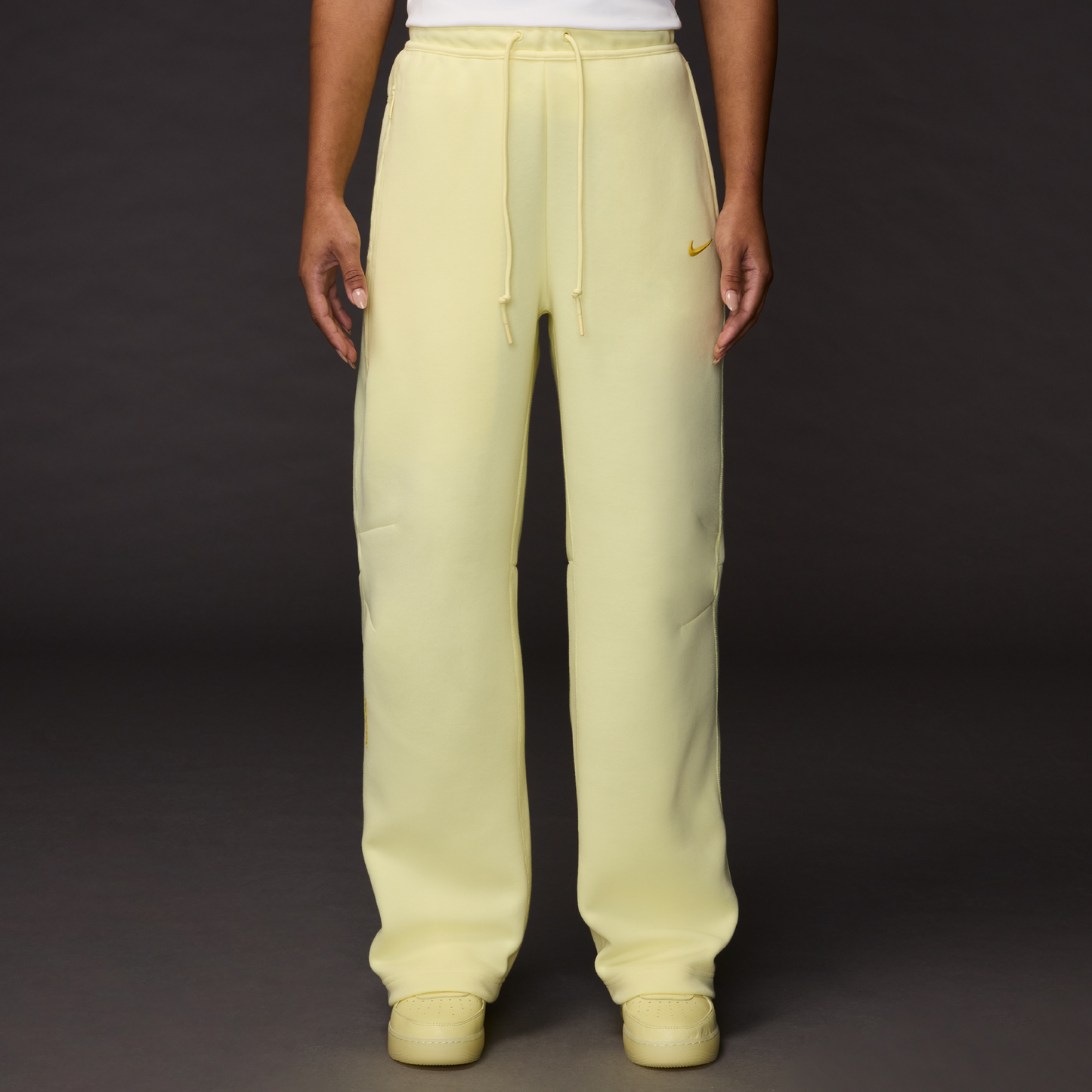 NOCTA TECH FLEECE OPEN HEM PANT citron tint