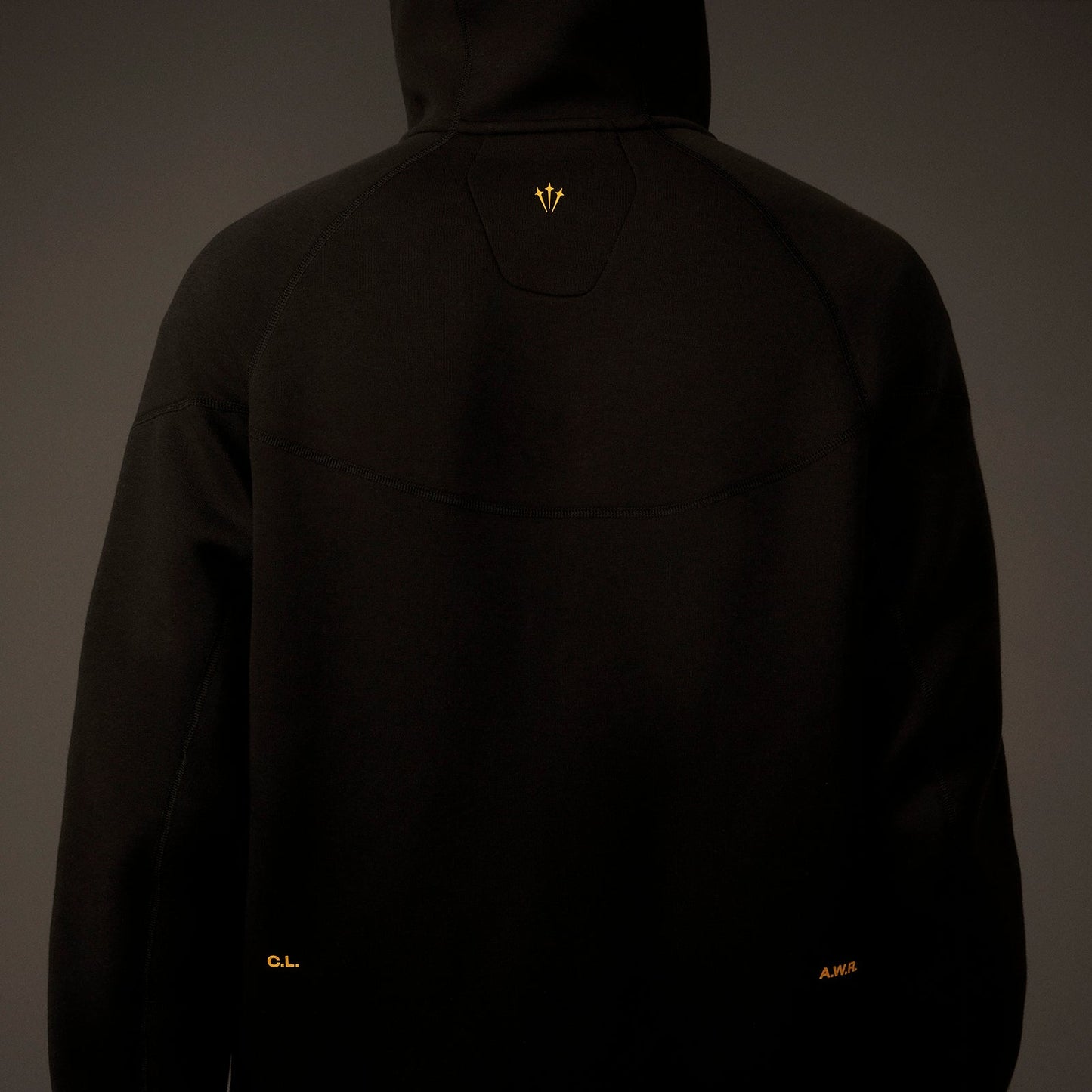 NOCTA TECH FLEECE FULL ZIP HOODIE black